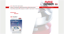 Desktop Screenshot of funke-gerber.de